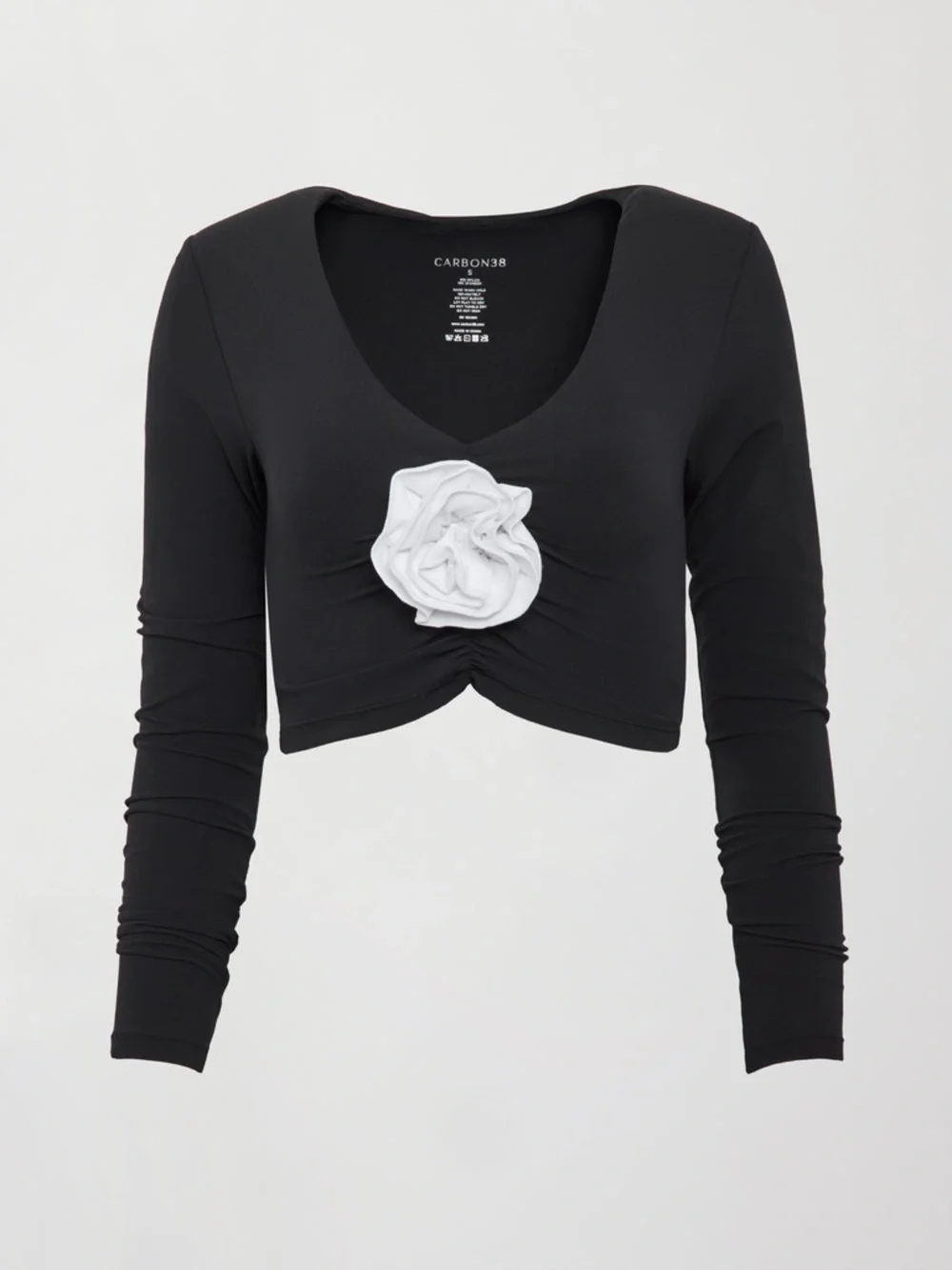 Carbon 38 Rosette Long Sleeve Top and leggings set - Picture 7 of 10